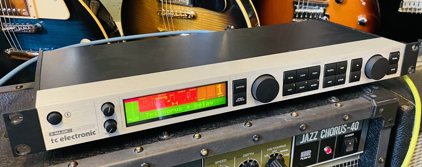 Rack effets guitare TC Electronic G-Major n°3451073, boite, alim, notice – Image 2