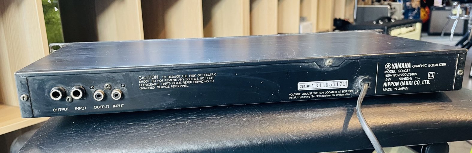 Egaliseur Yamaha GQ131 n°MB4L053172 (Japan), rack 1U – Image 4