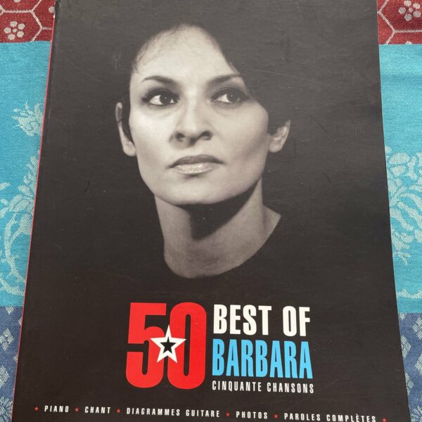 Beau livre piano chant diagramme guitare 50 Best Of Barbara, Carish