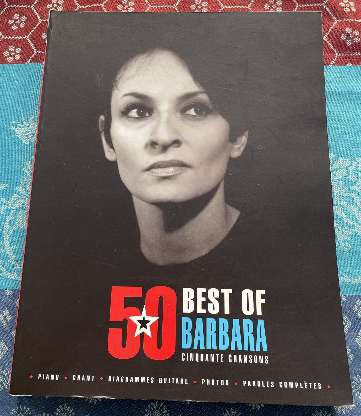 Beau livre piano chant diagramme guitare 50 Best Of Barbara, Carish