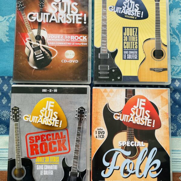 4 CD + DVD Je suis guitariste, Sony