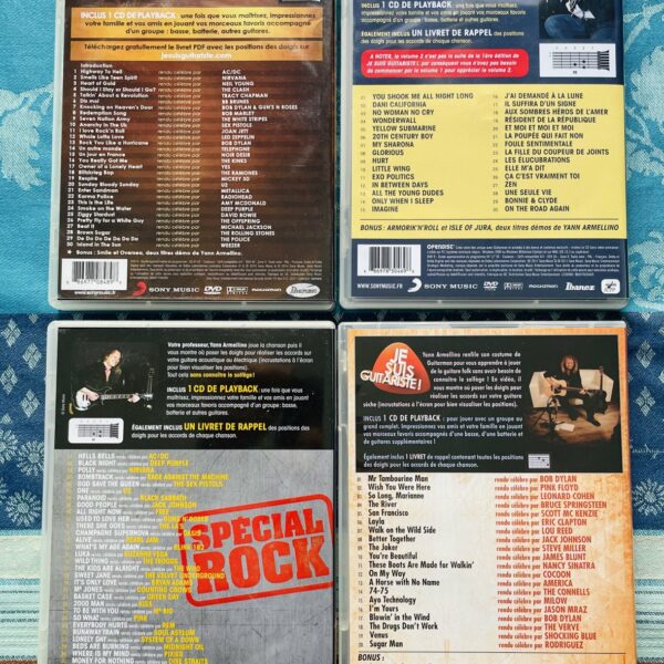 Alternative view of 4 CD + DVD Je suis guitariste, Sony