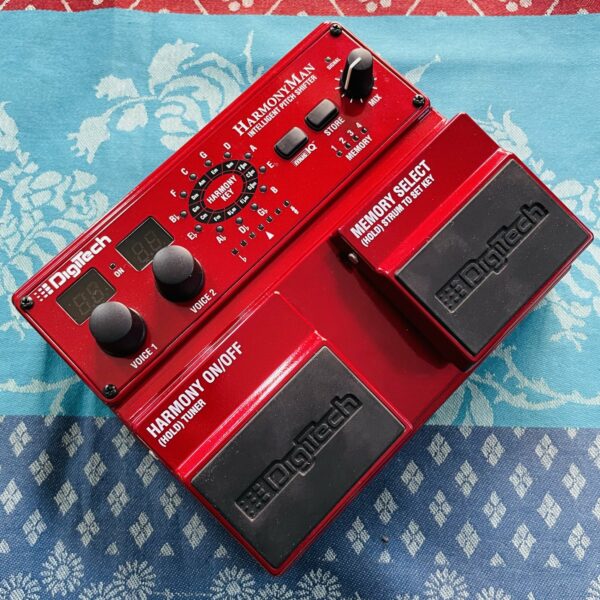 Pédale guitare Digitech Harmony Man n°20.6000A, boite et alim d’origine, notice