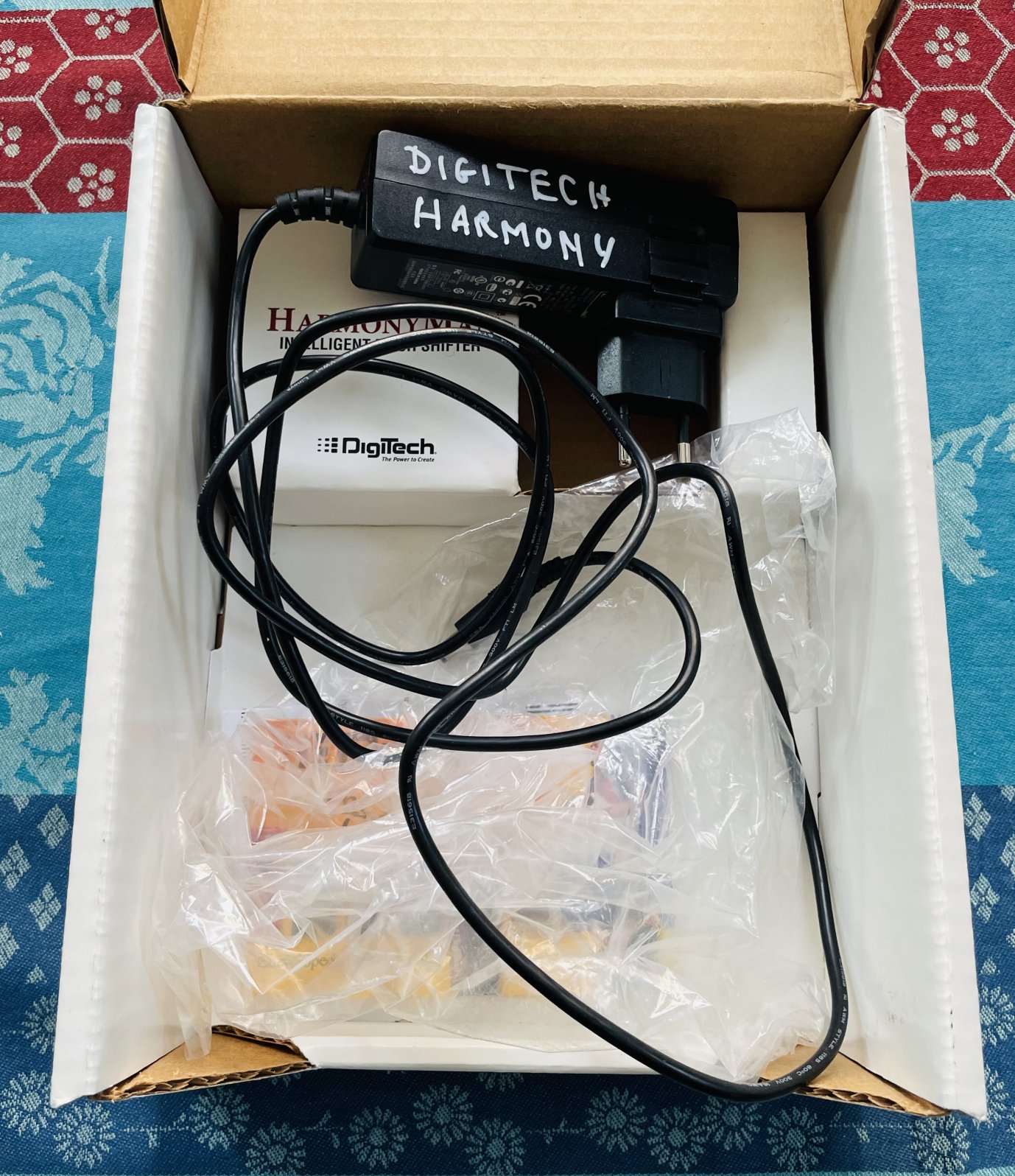Pédale guitare Digitech Harmony Man n°20.6000A, boite et alim d’origine, notice – Image 6