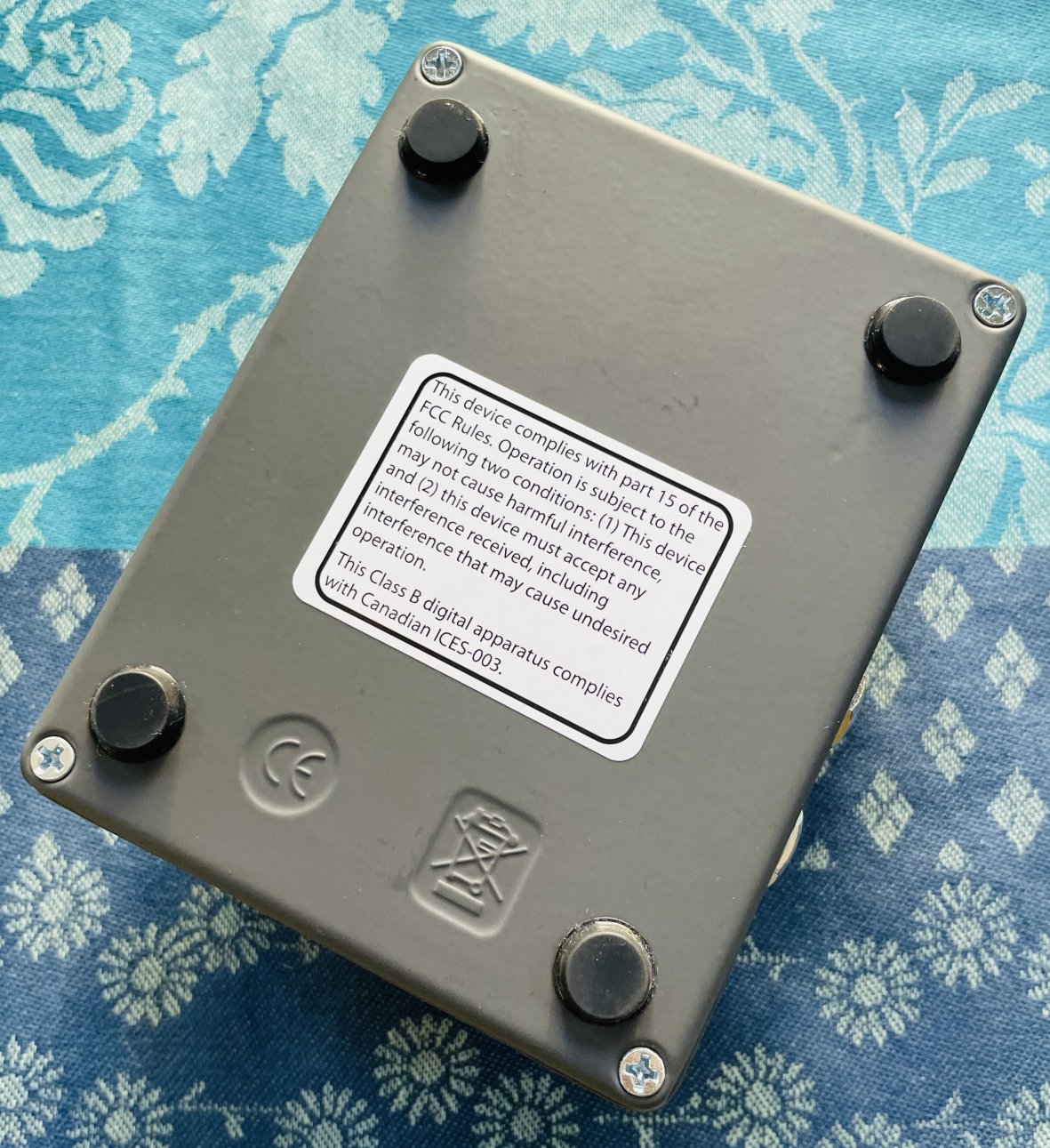 Pédale Electro-Harmonix Bass Mono Synth n°201810240425, alim et boite d’origine – Image 4