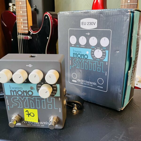 Pédale Electro-Harmonix Bass Mono Synth n°201810240425, alim et boite d’origine – Image 7