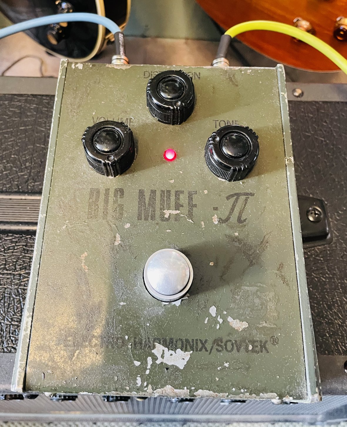 Rare pédale fuzz Electro-Harmonix Sovtek Big Muff Pi V7 tall font (1994, URSS) – Image 6