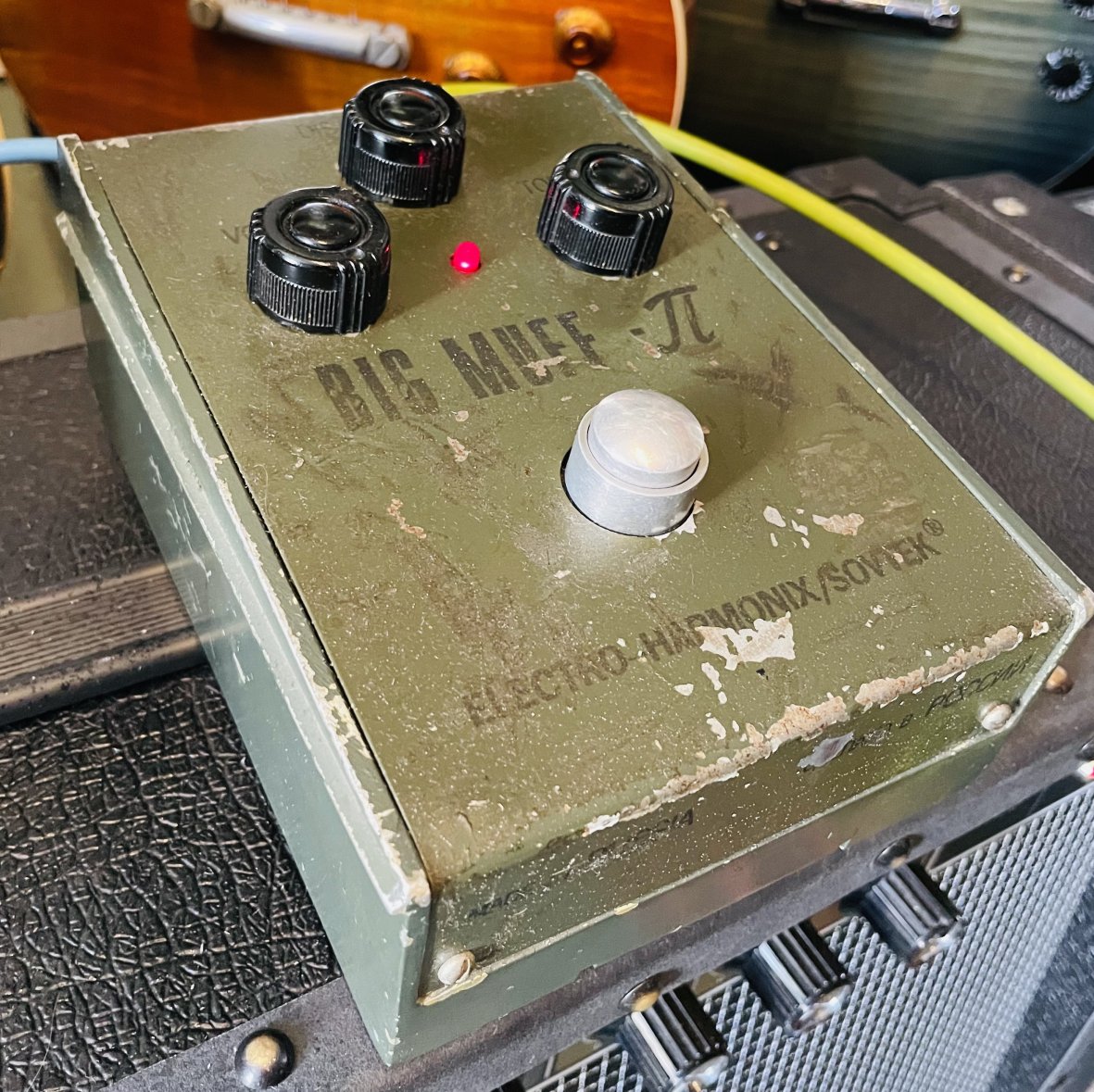 Rare pédale fuzz Electro-Harmonix Sovtek Big Muff Pi V7 tall font (1994, URSS) – Image 7
