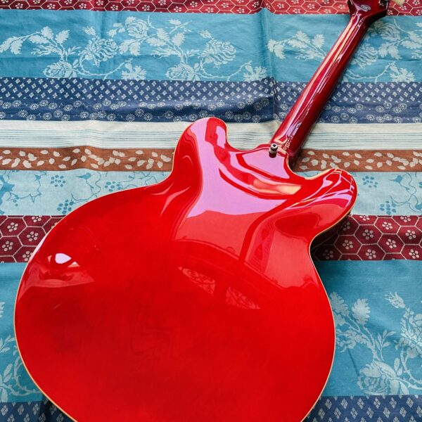 Guitare électrique Epiphone ES-335 IG Cherry n°23051511048, housse Tobago – Image 7