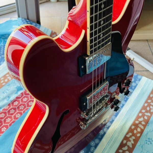 Guitare électrique Epiphone ES-335 IG Cherry n°23051511048, housse Tobago – Image 12