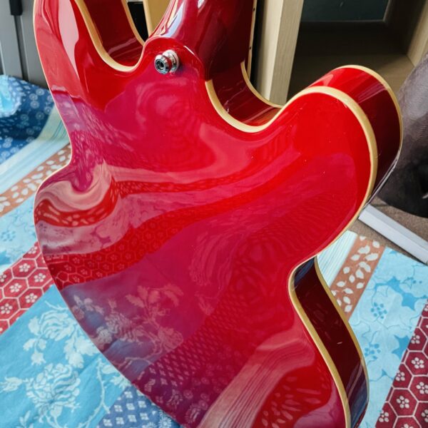 Guitare électrique Epiphone ES-335 IG Cherry n°23051511048, housse Tobago – Image 13