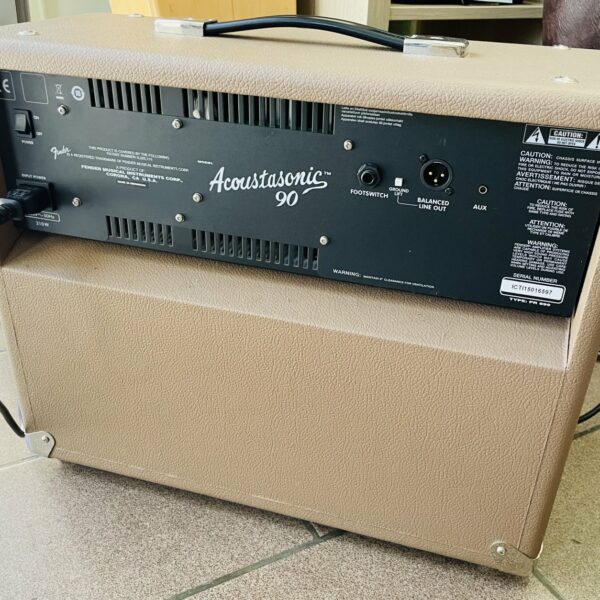 Alternative view of Ampli acoustique Fender Acoustasonic 90 n°ICTI15016597, alim, 90W