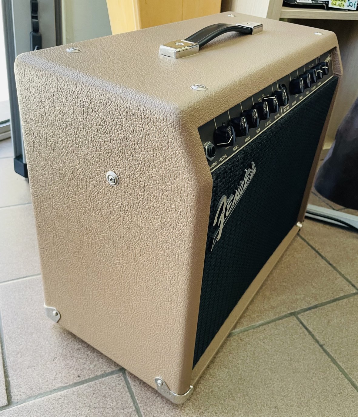 Ampli acoustique Fender Acoustasonic 90 n°ICTI15016597, alim, 90W – Image 3
