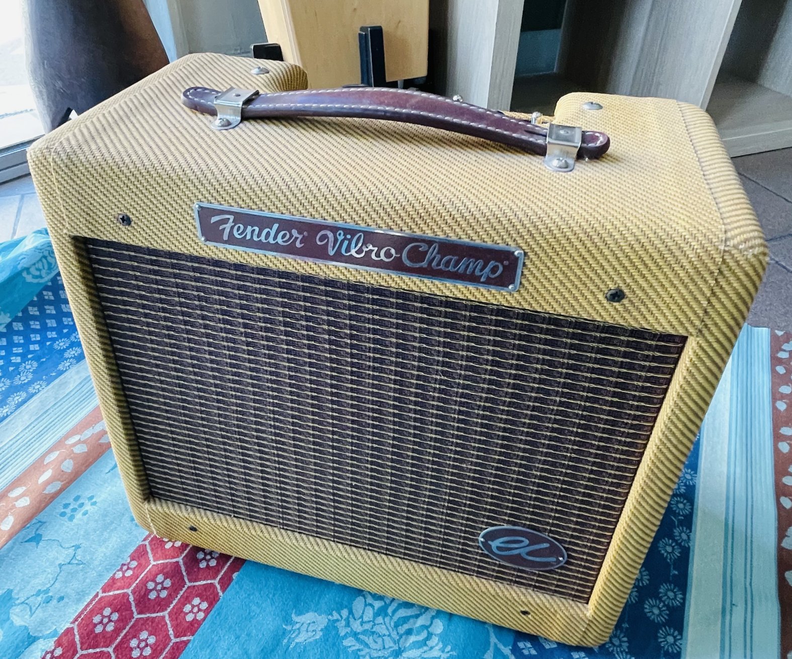 Ampli guitare lampes Fender Vibro Champ EC tweed, Eric Clapton Signature n°AB030403 (2012, USA, Corona), 5W – Image 2