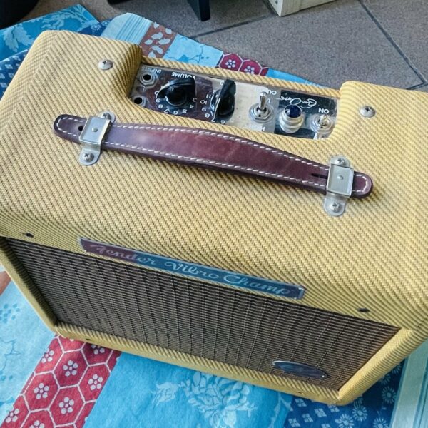 Ampli guitare lampes Fender Vibro Champ EC tweed, Eric Clapton Signature n°AB030403 (2012, USA, Corona), 5W – Image 3