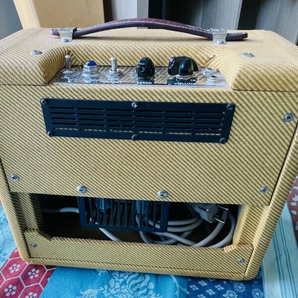 Ampli guitare lampes Fender Vibro Champ EC tweed, Eric Clapton Signature n°AB030403 (2012, USA, Corona), 5W – Image 6