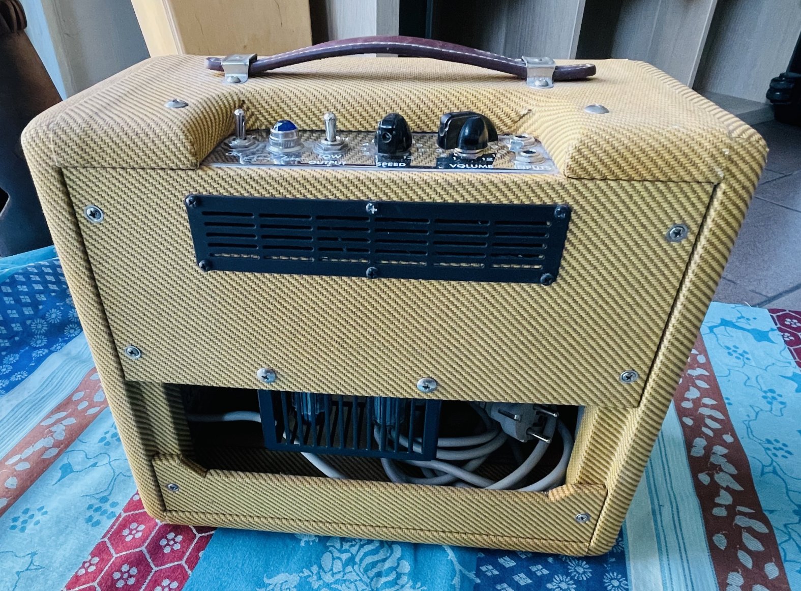 Ampli guitare lampes Fender Vibro Champ EC tweed, Eric Clapton Signature n°AB030403 (2012, USA, Corona), 5W – Image 6