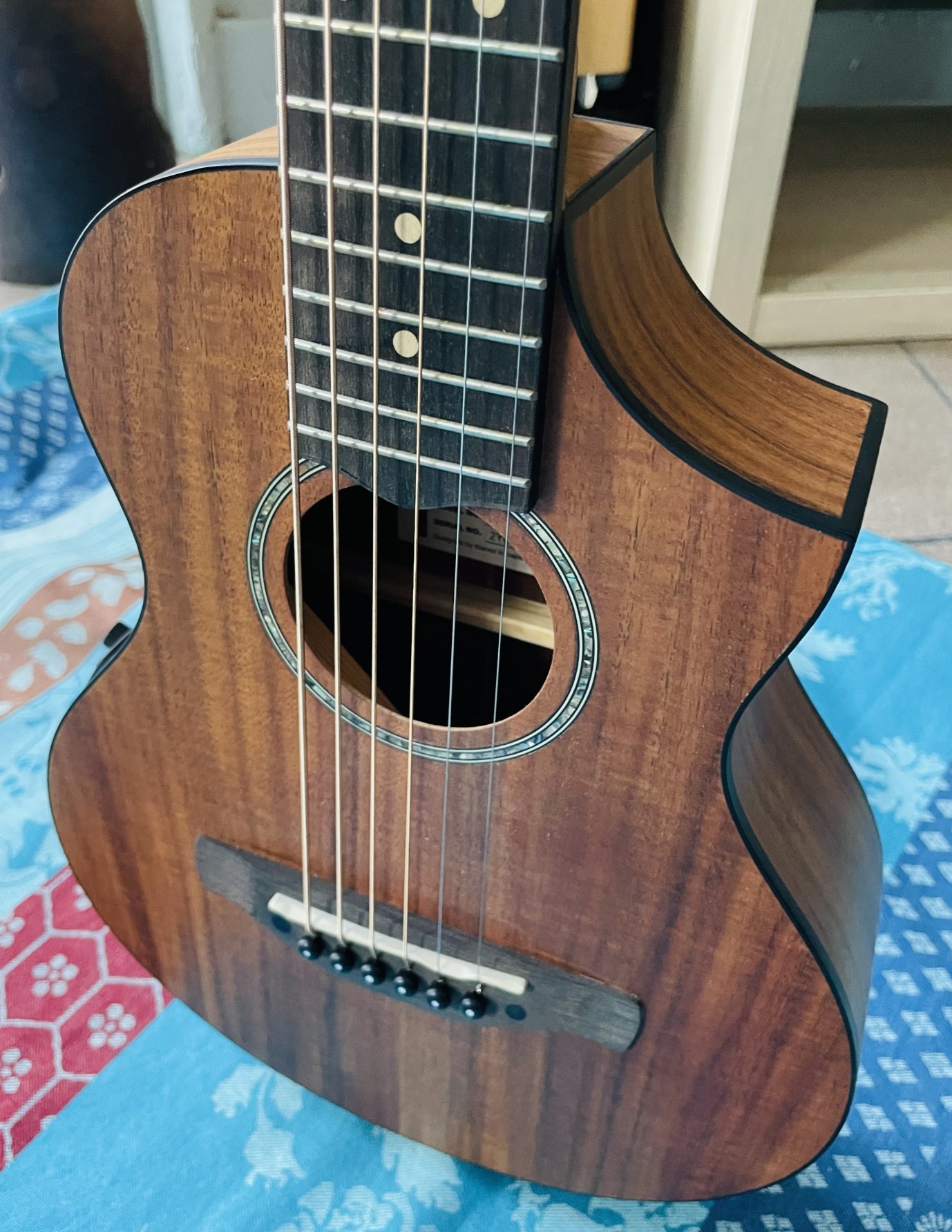 Ukulélé électro-acoustique ténor Ibanez EWP12EWB-OPN Natural n°2Y03GS250104233, housse – Image 7