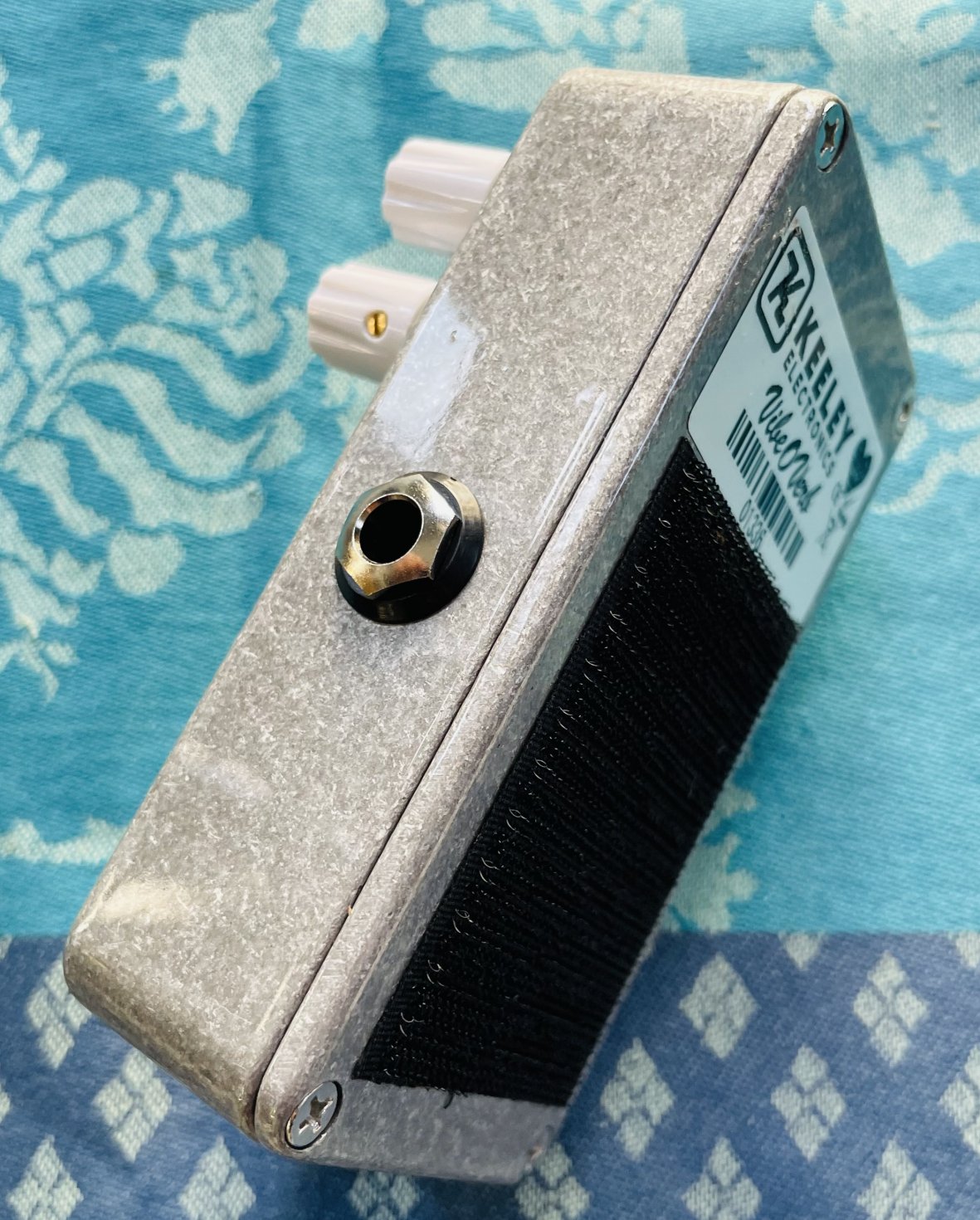 Pédale réverb vibrato phaser Keely Electronics Vibe O Verb n°01336 (USA), boite d’origine – Image 2