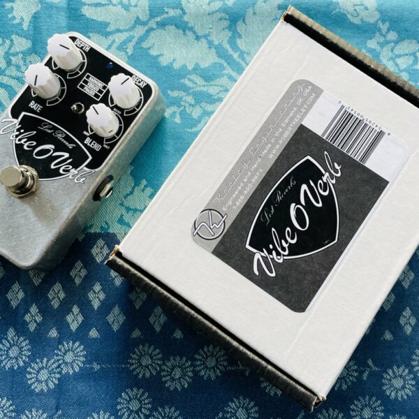 Pédale réverb vibrato phaser Keely Electronics Vibe O Verb n°01336 (USA), boite d’origine – Image 7
