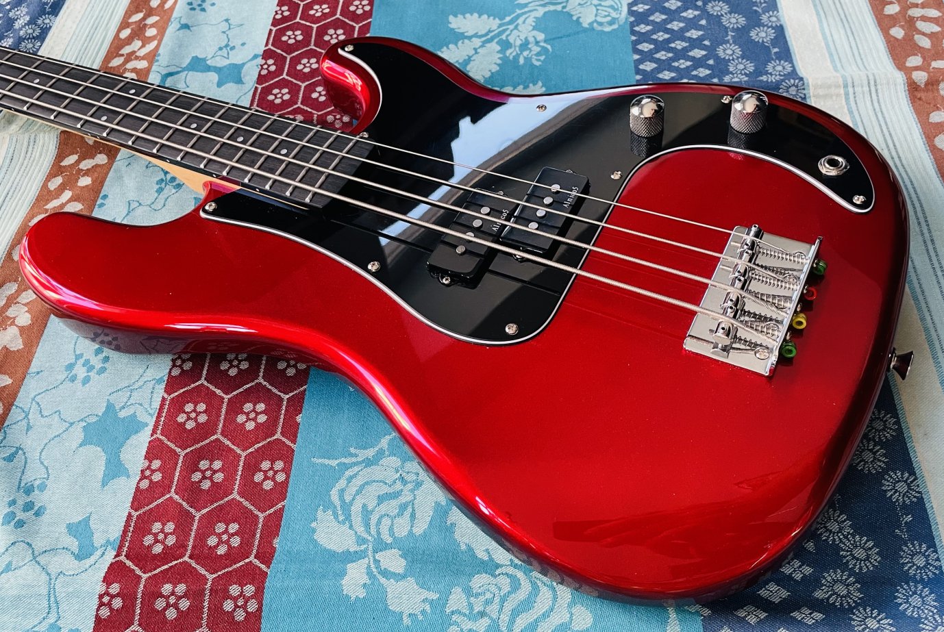 Basse électrique Prodipe Precision Bass Junior RA Candy Red n°20250301729, housse d’origine – Image 2