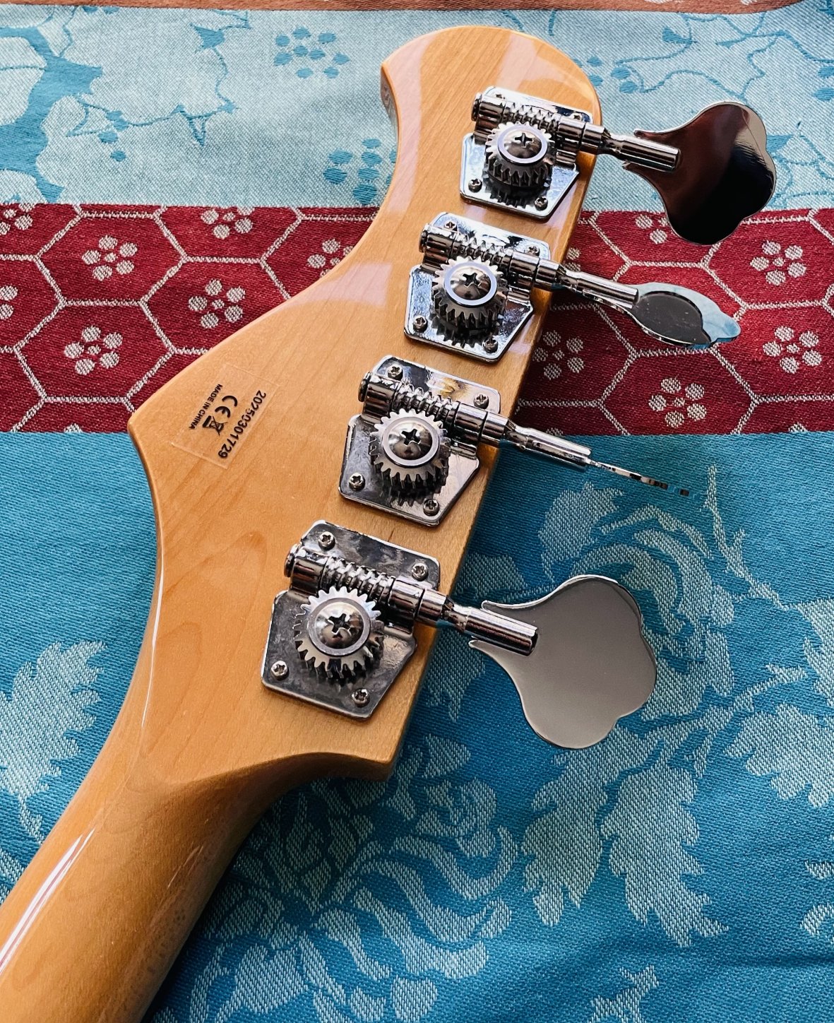 Basse électrique Prodipe Precision Bass Junior RA Candy Red n°20250301729, housse d’origine – Image 6