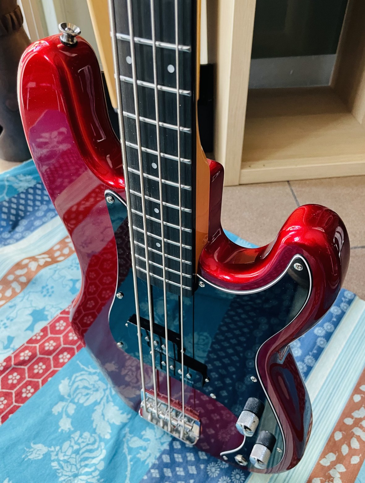 Basse électrique Prodipe Precision Bass Junior RA Candy Red n°20250301729, housse d’origine – Image 7