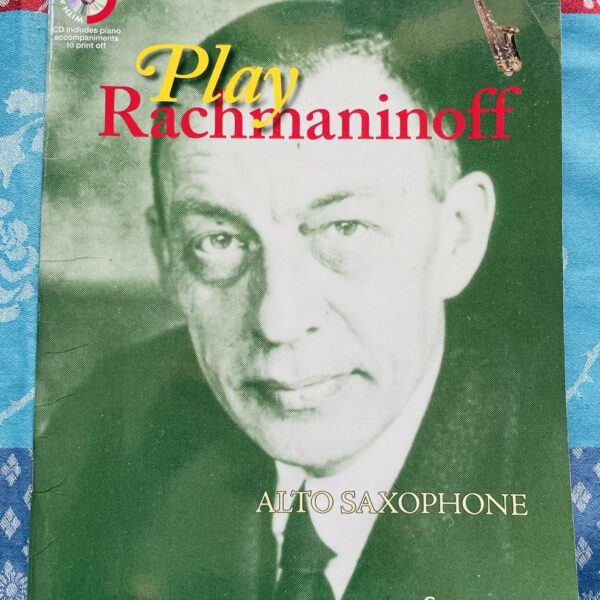 Livre partition pour saxophone alto Rachmaninoff, CD, Boosey & Hawkes