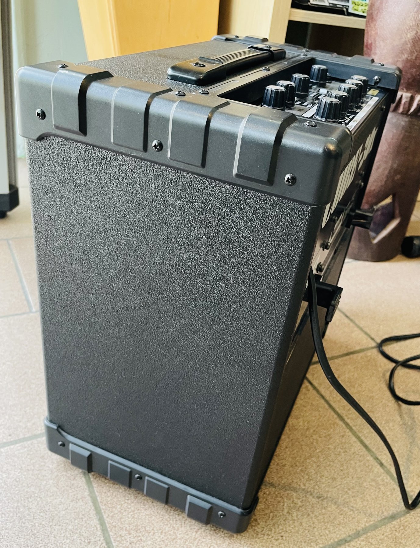 Ampli guitare électrique acoustique Roland Cube 30-X n°DW73815, housse Roland Blues Cube – Image 3