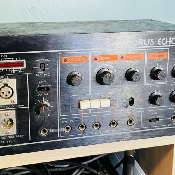 Rack effets vintage Chorus-Echo Roland SRE-555 n°193222 (Japan), meuble rack tiroir en métal – Image 6