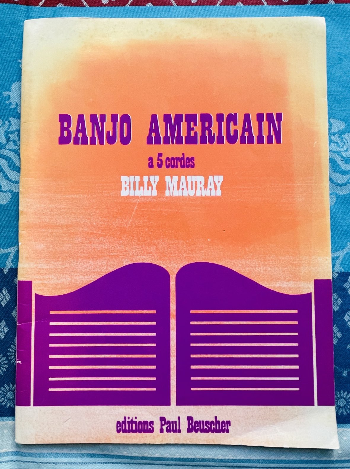 Livre Banjo American 5 cordes, Billy Mauray, Beuscher