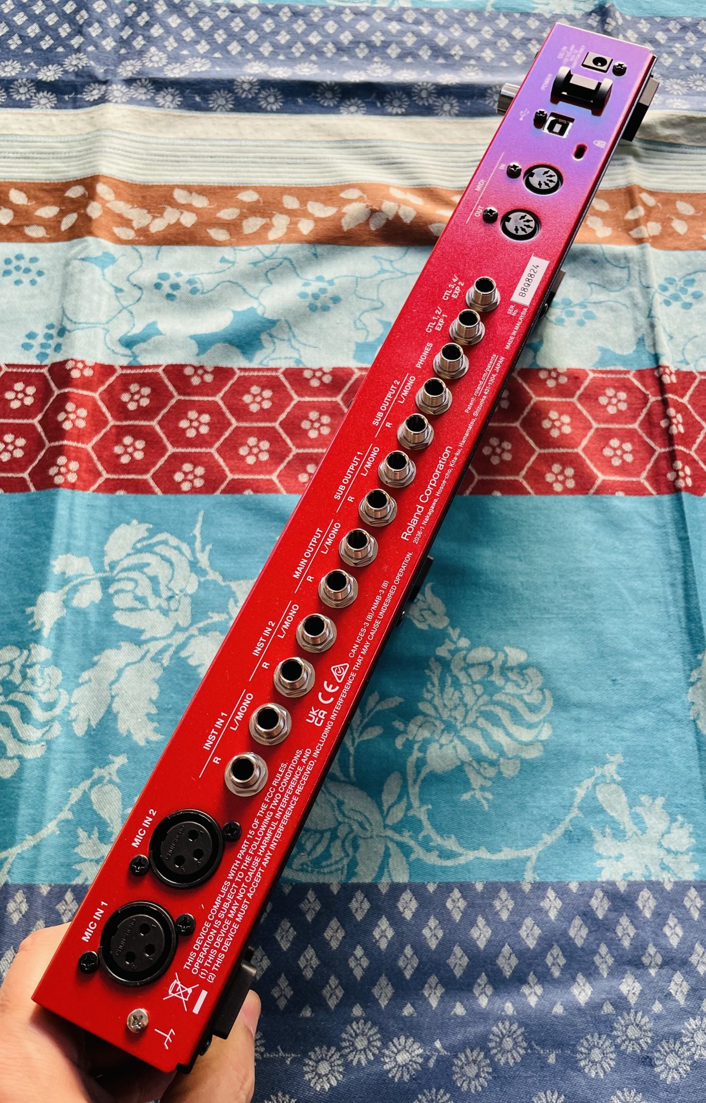 Pédalier looper 3 boucles Boss RC-600 n°B8Q8824, boite d'origine, alim, notice – Image 2