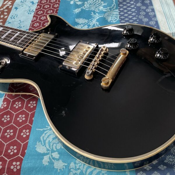 Guitare électrique Burny Les Paul Custom Japan (années 1980, Japan), étui Gator, révision luthier THEBE (facture 10.10.26) – Image 2