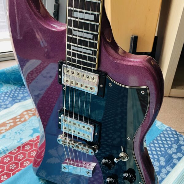 Guitare électrique DeArmond Jetstar by Guild n°8053497 (Korea, Guild guitars), housse TKL, révision luthier THEBE (facture 10.10.26) – Image 9