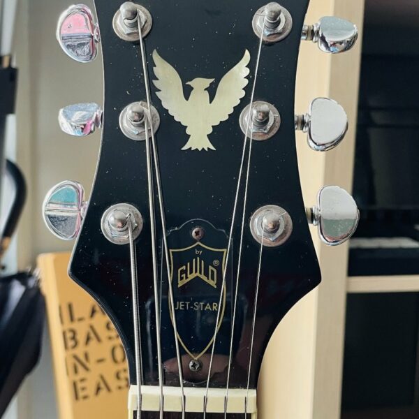 Guitare électrique DeArmond Jetstar by Guild n°8053497 (Korea, Guild guitars), housse TKL, révision luthier THEBE (facture 10.10.26) – Image 11