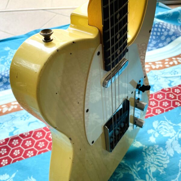 Guitare électrique Fender 60 Telecaster Relic natural blonde Custom Shop n°CZ554747 (2021, USA), certificats et étui Fender Custom Shop, capot et sangle d’origine – Image 12