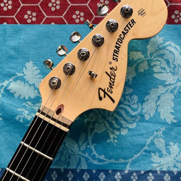 Guitare électrique corps mexicain avec manche USA Fender Stratocaster Vintera II 50’s black, upgrade Manche USA + Micros Lollar ST Special, housse Fender, cordes – Image 4