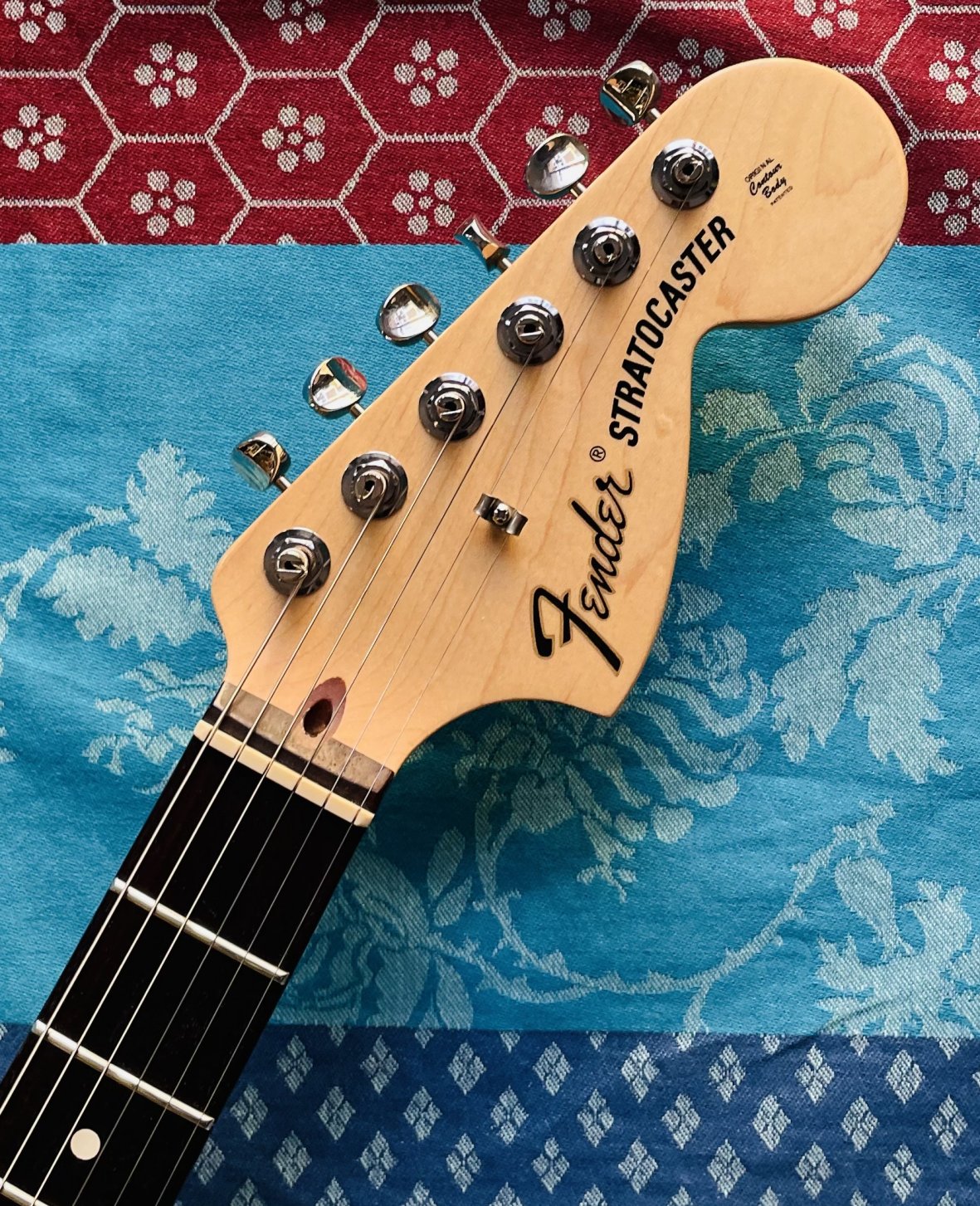 Guitare électrique corps mexicain avec manche USA Fender Stratocaster Vintera II 50’s black, upgrade Manche USA + Micros Lollar ST Special, housse Fender, cordes – Image 4