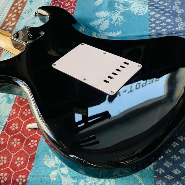 Guitare électrique corps mexicain avec manche USA Fender Stratocaster Vintera II 50’s black, upgrade Manche USA + Micros Lollar ST Special, housse Fender, cordes – Image 8