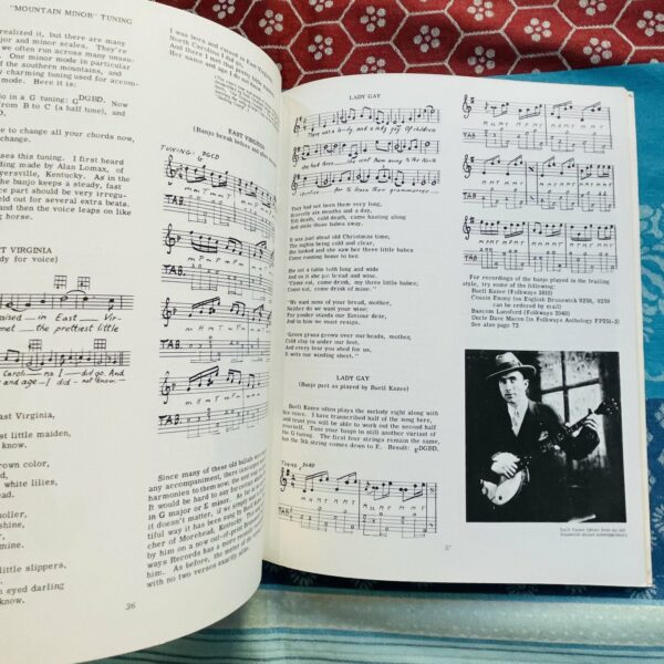 Livre anglais How to play 5 strings, Peter Seeger, ID songbook music – Image 3