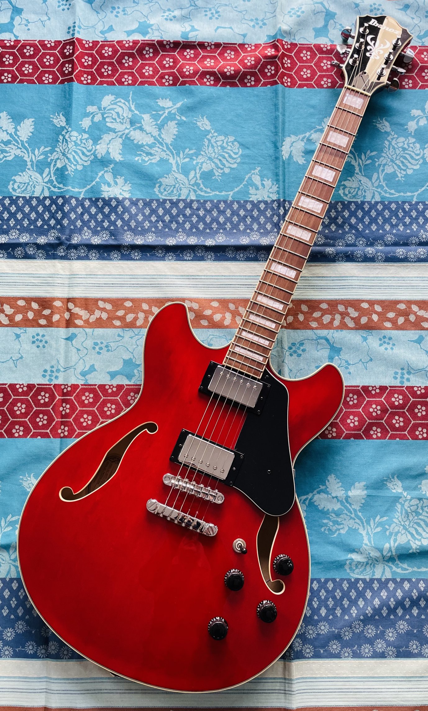 Guitare électrique Ibanez AS73 TCD 5B-05 Cherry n°PLU22081568 (2022, Indonésie)