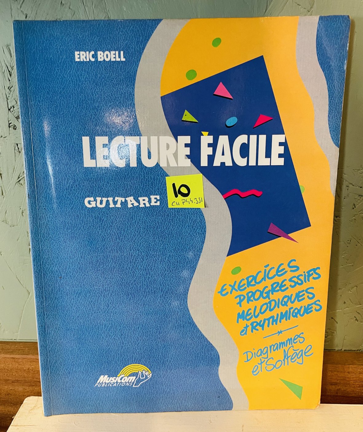 Livre Lecture facile guitare, exercices progressifs