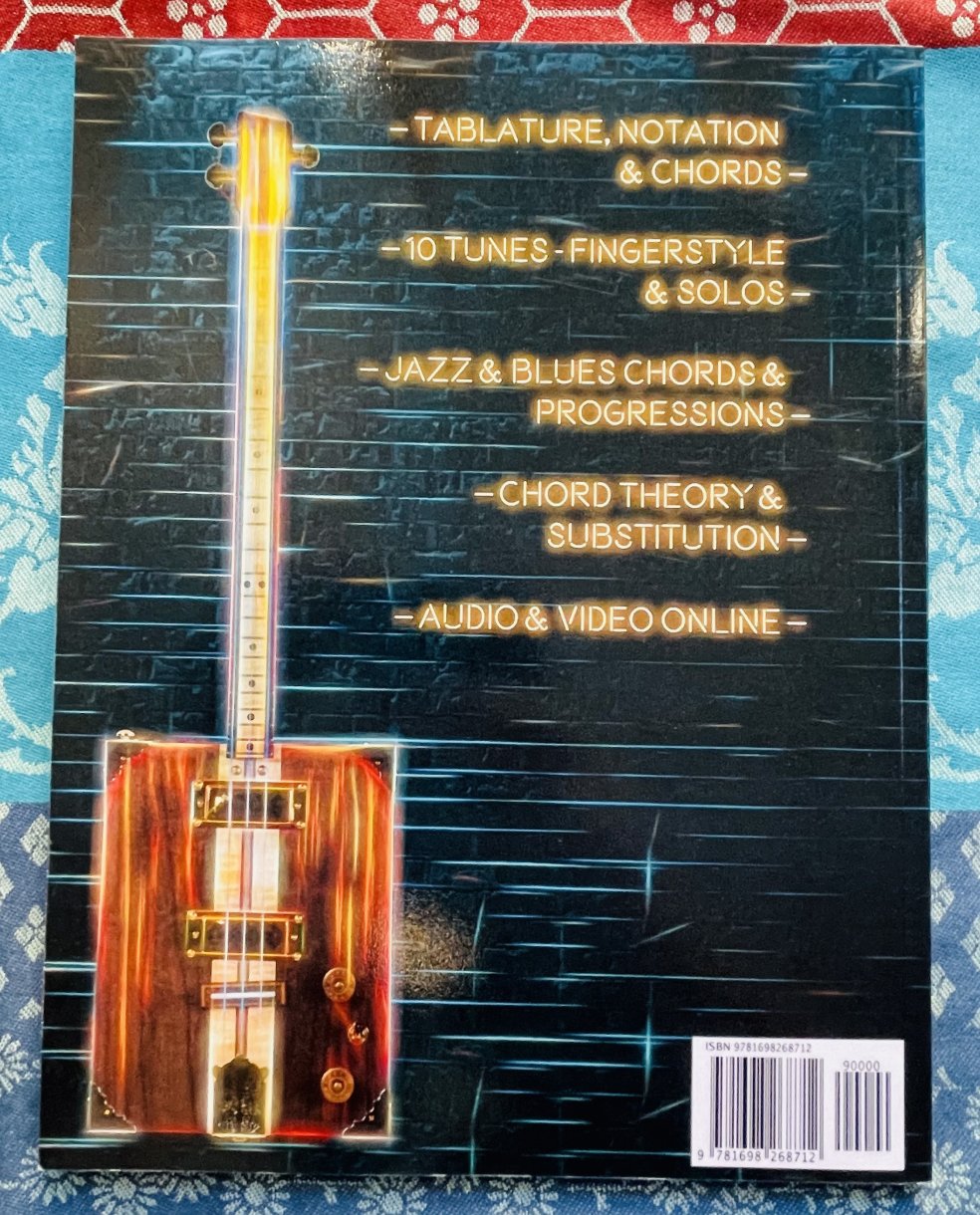 Livre Cigar Box Guitar, Jazz Blues Unlimited, Brent Robitaille – Image 2