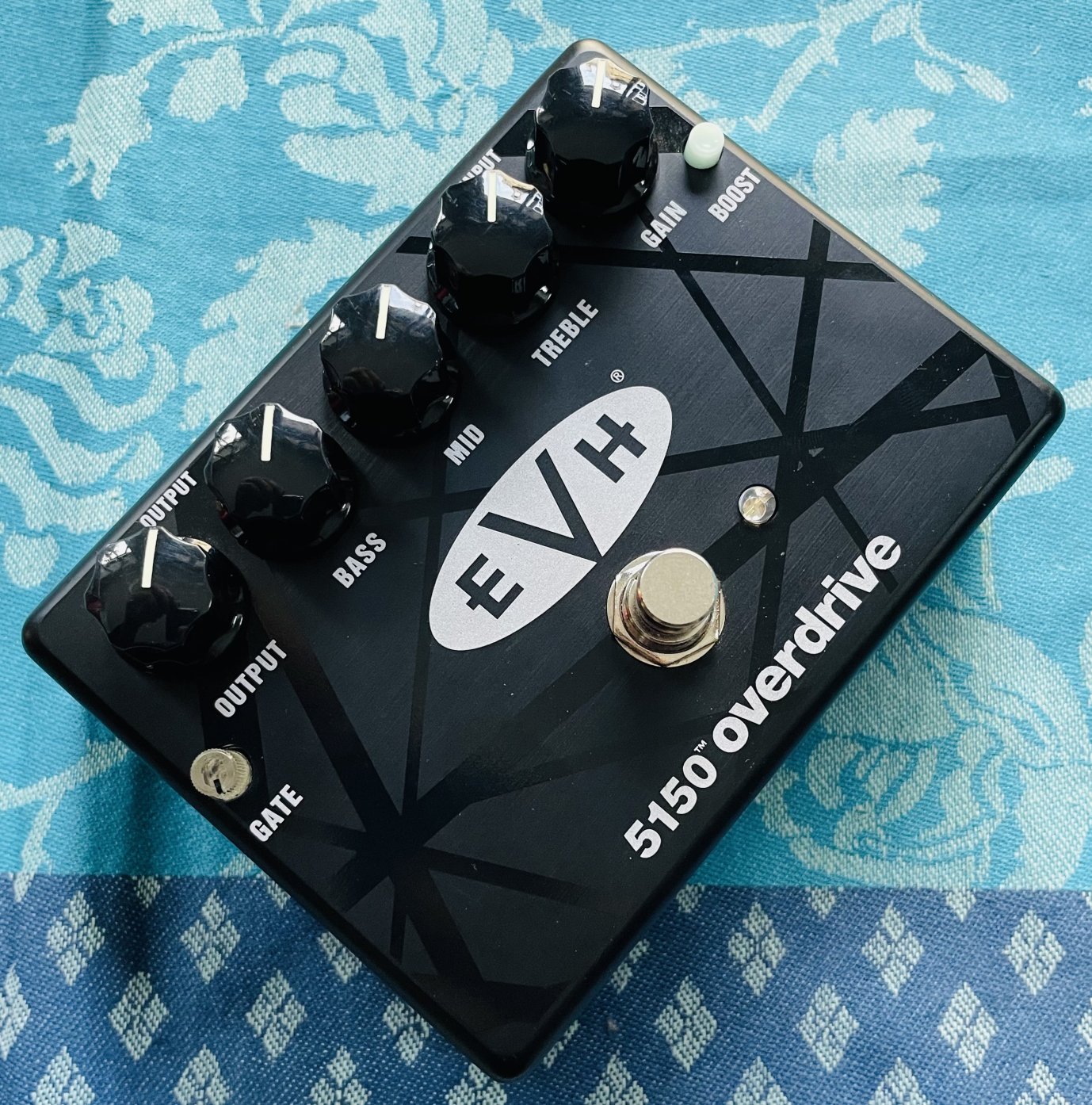 Pédale overdrive MXR 5150 EVH n°AB88F489, boite d’origine