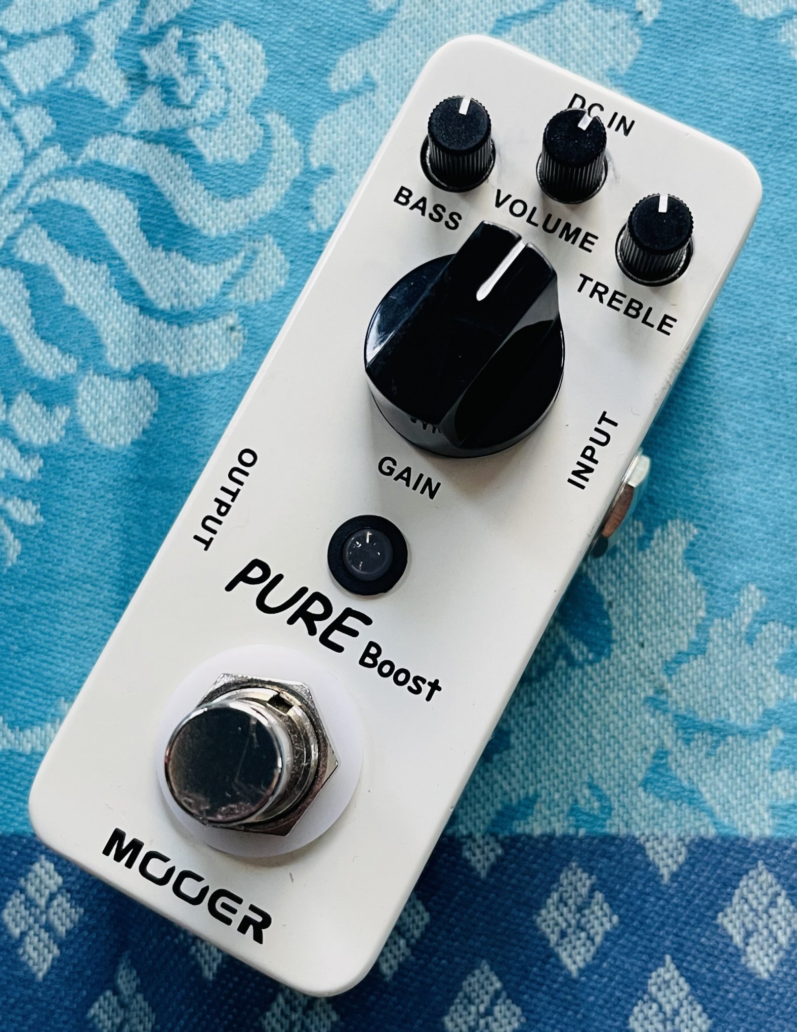 Pédale boost Mooer Pure Boost n°2311622, boite d’origine