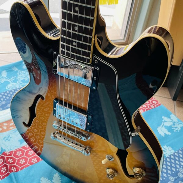 Guitare électrique Orville by Gibson ES-335 vintage sunburst n°J703026 (1996 Japan), étui, certificat Japan , révision luthier THEBE (facture 23.10.26) – Image 12