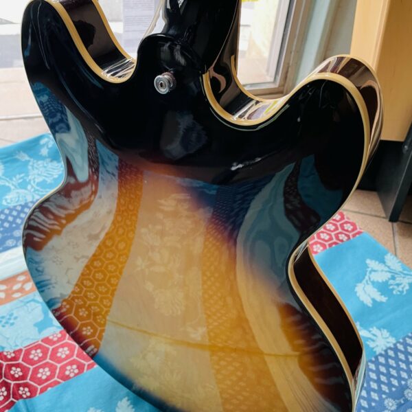 Guitare électrique Orville by Gibson ES-335 vintage sunburst n°J703026 (1996 Japan), étui, certificat Japan , révision luthier THEBE (facture 23.10.26) – Image 13