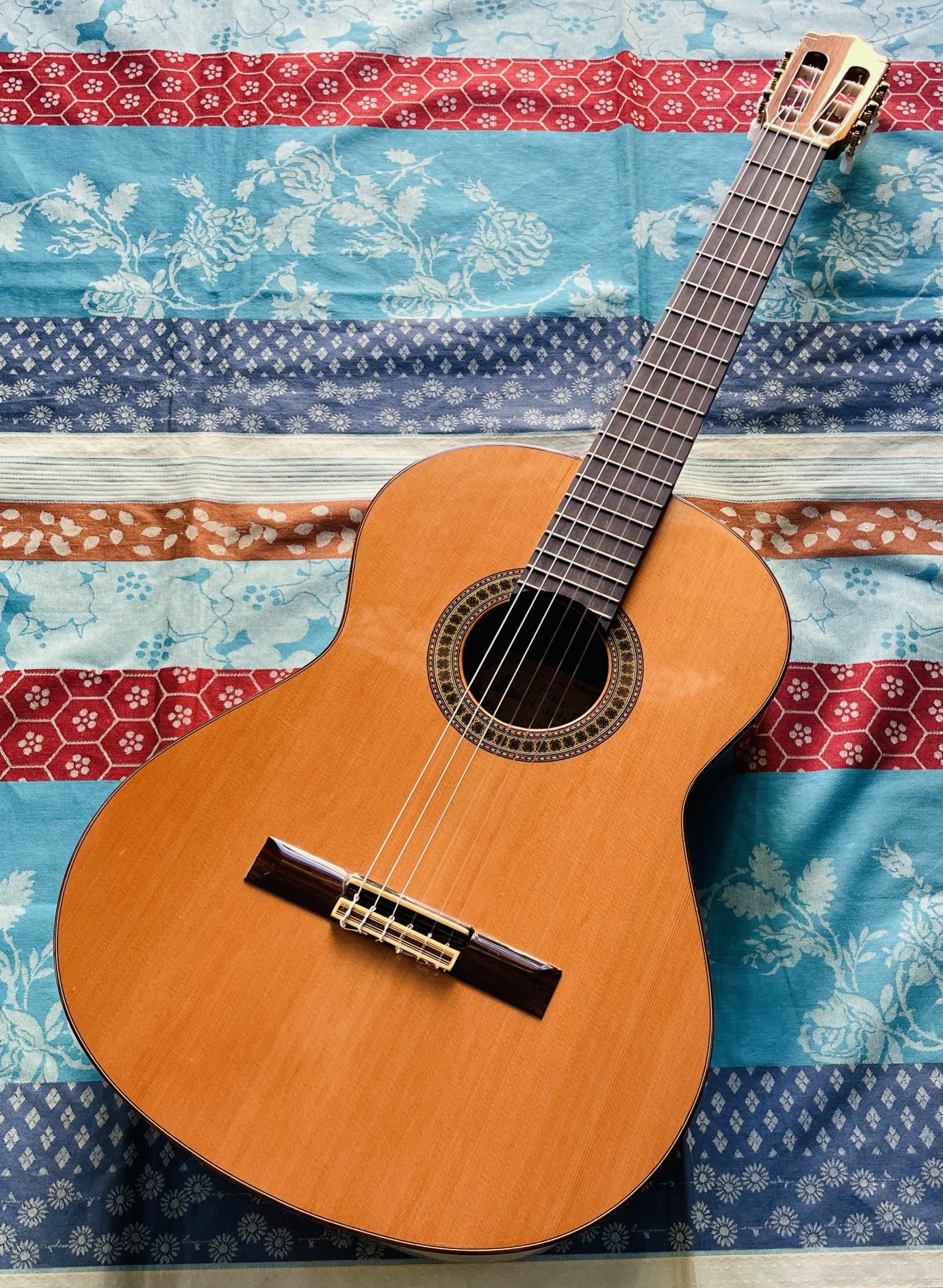 Guitare classique nylon Paco Castillo mod 204 n°01486 (Espagne), housse Rockbag