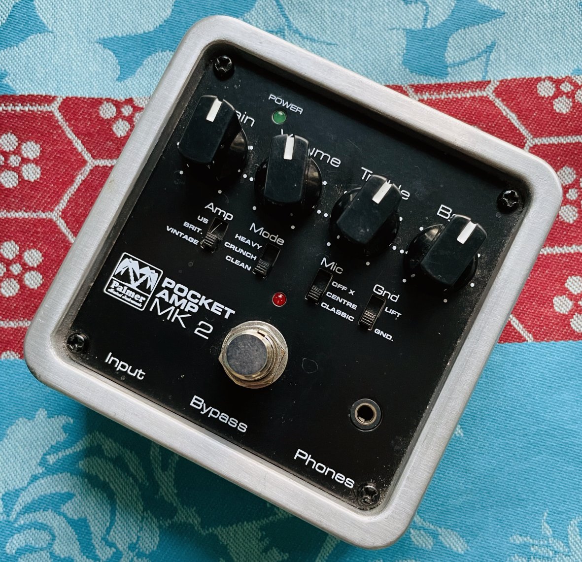 Pédale préampli Palmer Pocket Amp MKII (Germany)