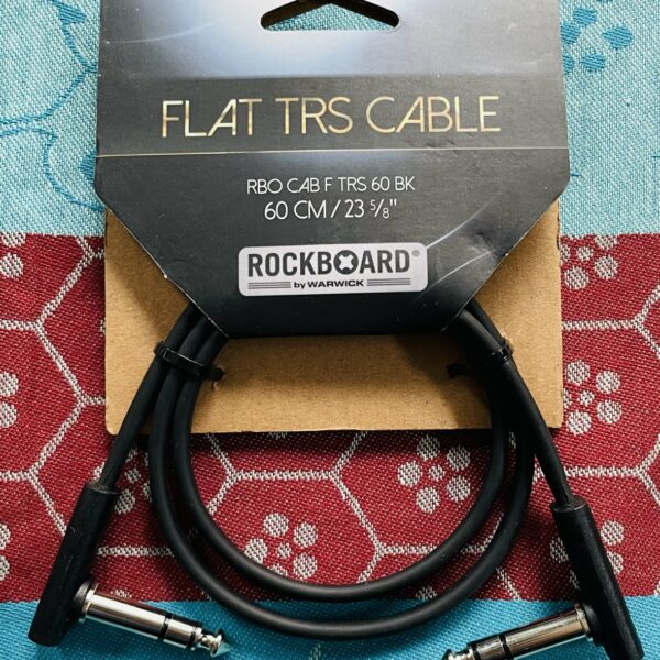 Câble Rockboard flat trs rbo cab f 60 (câble patch stereo tout neuf), emballage neuf